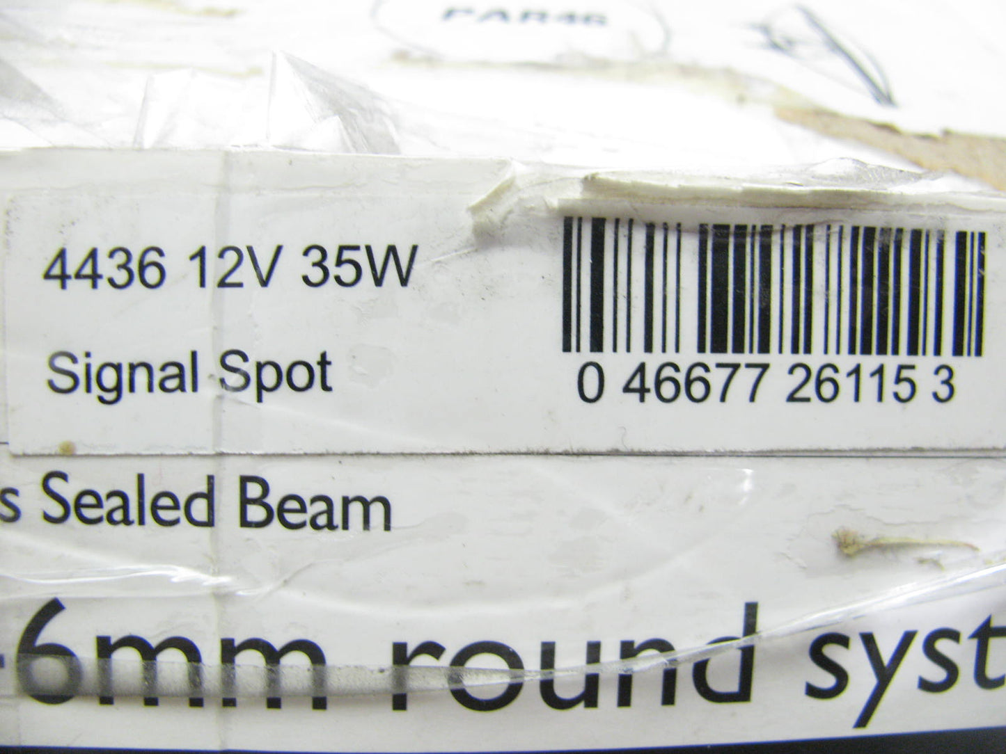 (2) Philips 4436C1 Sealed Beam Lamp Light Bulbs 35W 12.8V