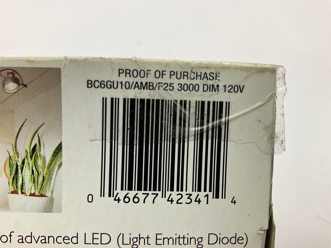 Philips 451872 Dimmable Bright White LED Flood Light Bulb MR16 6W