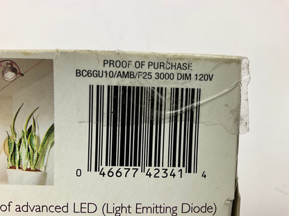 Philips 451872 Dimmable Bright White LED Flood Light Bulb MR16 6W