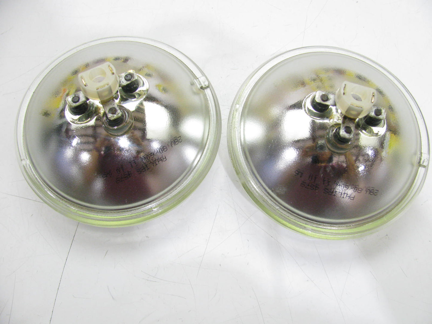 (2) Philips 4579C1 Sealed Beam Lamp Light Bulbs 28V 80/60W  28 Volt