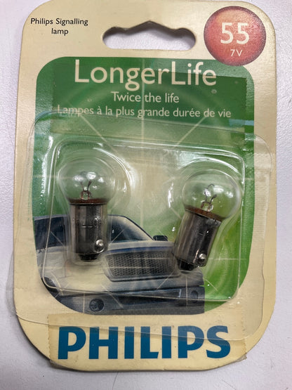 Philips 55LLB2 Longerlife Instrutment Panel Lamp Light Bulb 55 - 2 PACK