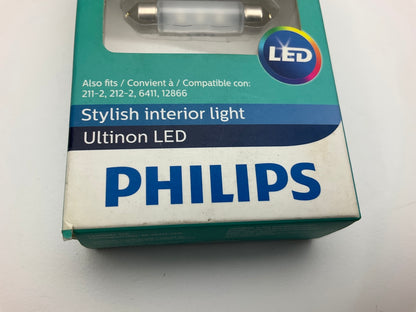 Philips 578BLED Ultinon LED Blue Dome Lamp Light Bulb 578