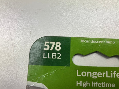 Philips 578LLB2 LongerLife Dome Light Lamp Bulb 578 - 2 PACK
