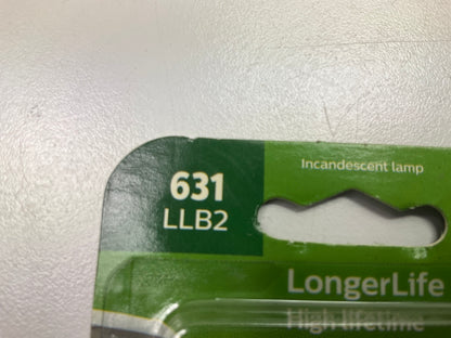 Philips 631LLB2 LongerLife Courtesy Lamp Light Bulb 631 - 2 PACK
