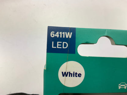 Philips 6411WLED Ultinon LED Dome Lamp Light Bulb 6411W - 2 Pack