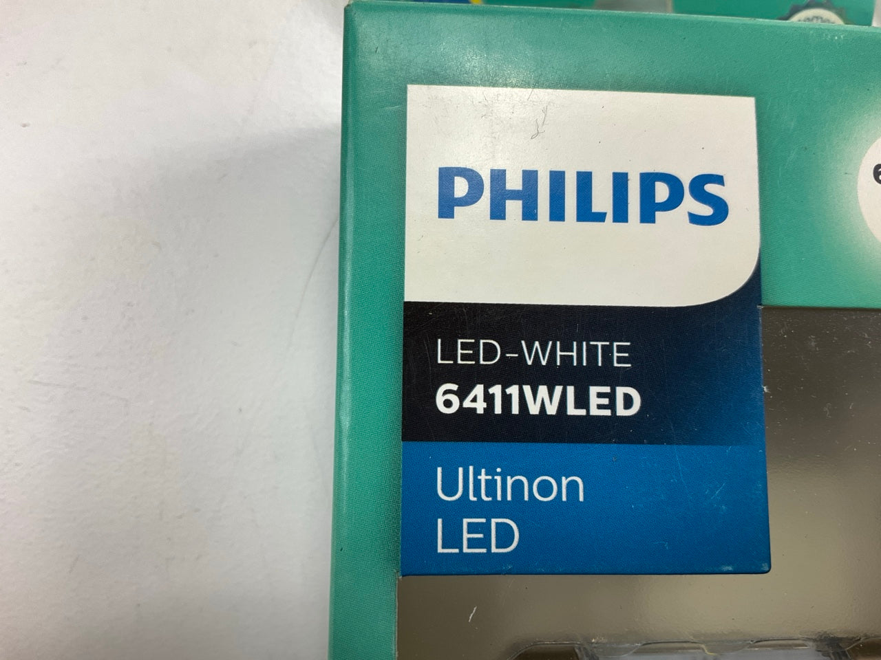 (2) Philips 6411WLED Ultinon LED Dome Lamp Light Bulb 6411W - Clear Design