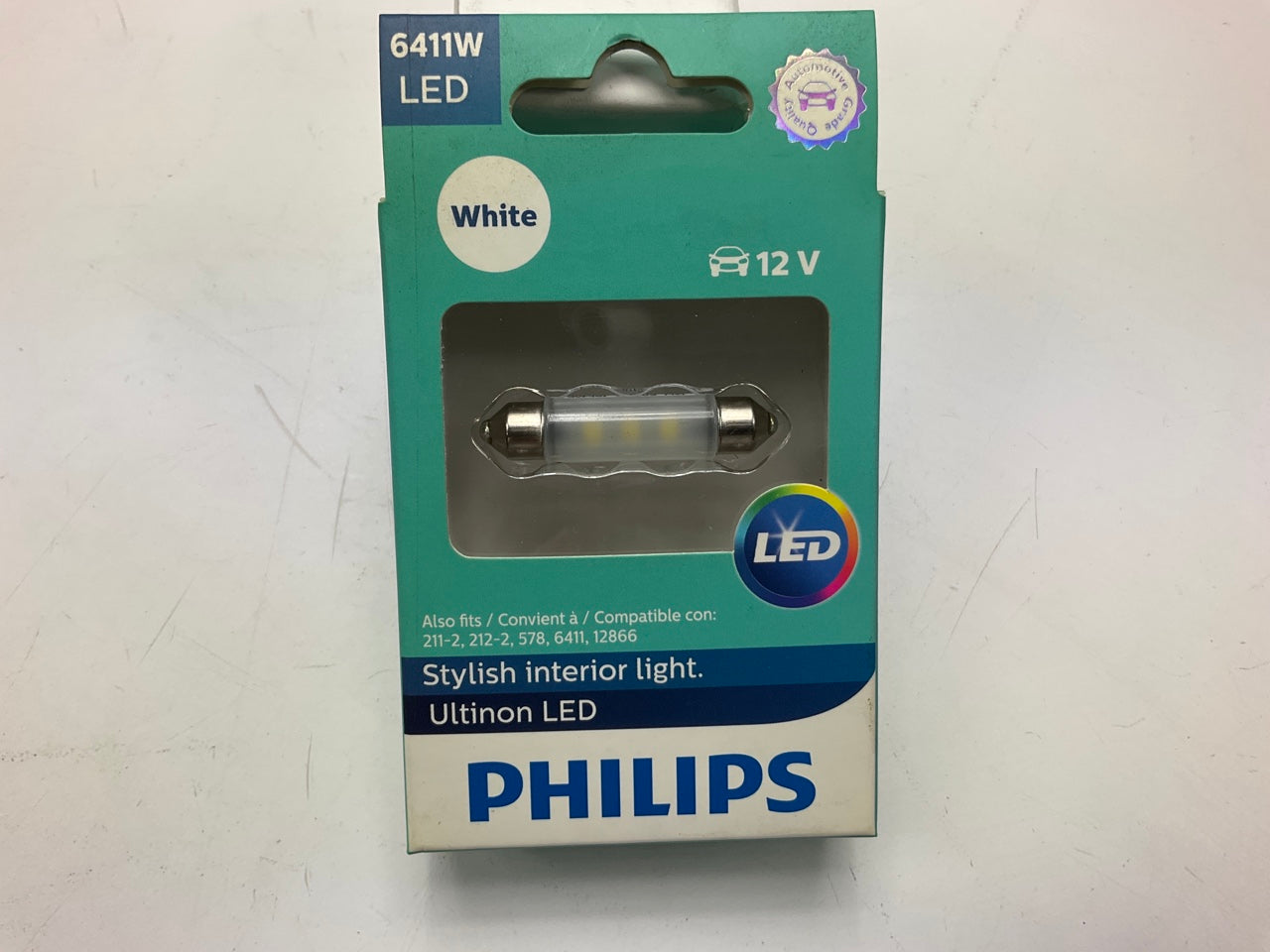 Philips 6411WLED Ultinon LED Dome Lamp Light Bulb 6411W