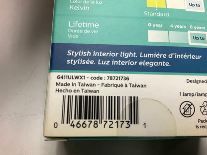 Philips 6411WLED Ultinon LED Dome Lamp Light Bulb 6411W