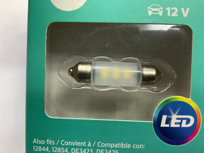 (2) Philips 6418WLED Ultinon LED License Plate, Interior Lamp Light Bulb 6418