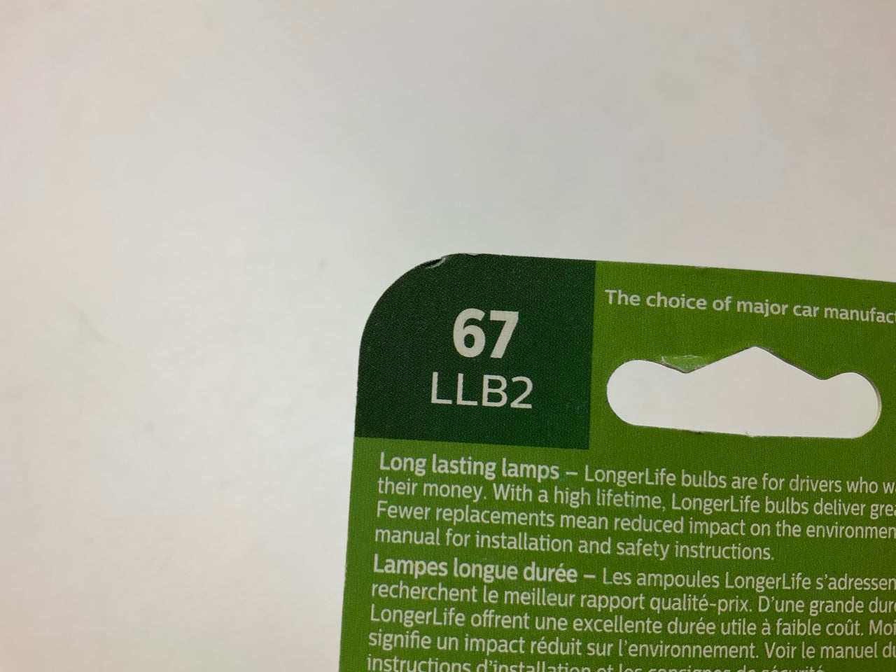Philips 67LLB2 Longerlife License Plate Lamp Light Bulb 67 - 4 PACK