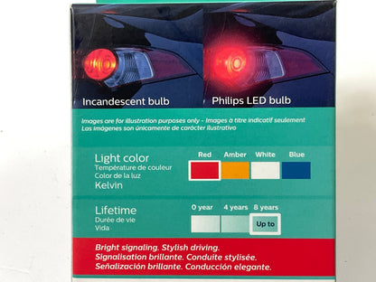 Philips 7440RLED Ultinon LED Turn Signal Lamp Light Bulb 7440 - 2 PACK