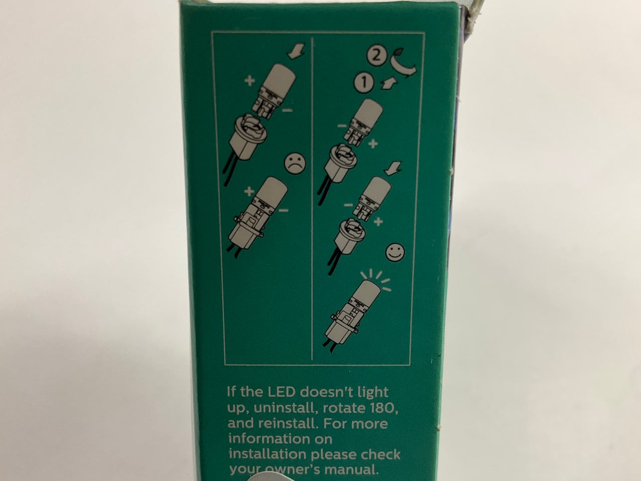 Philips 7440WLED Ultinon LED WHITE Back Up Lamp Light Bulb 7440 - 2 Pack