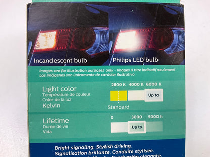 Philips 7443WLED Ultinon LED White Parking Lamp Light Bulb 7443 - 2 PACK
