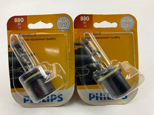 (2) Philips 880B1 Standard Fog Lamp Light Bulb 880