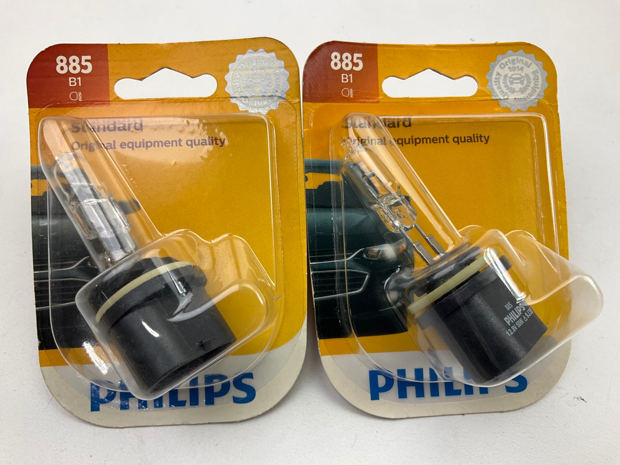 (2) Philips 885B1 Standard Ford Lamp Light Bulb 885