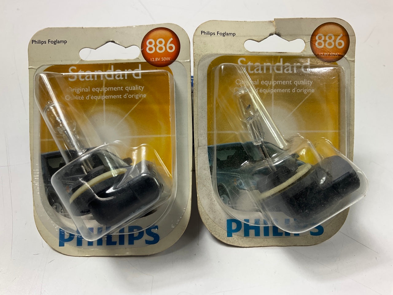 (2) Philips 886B1 Standard Headlight Headlamp Light Bulb 886