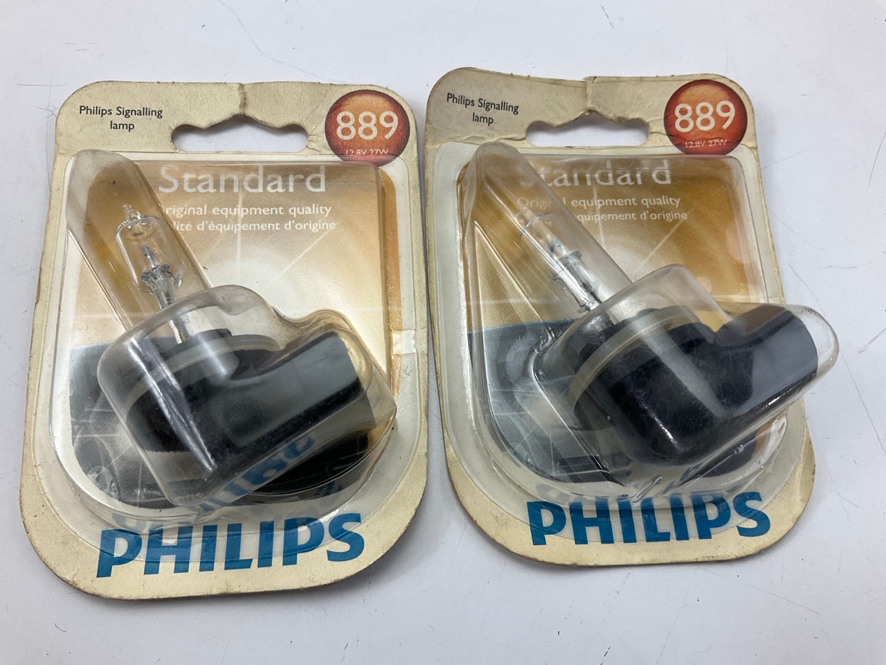 (2) Philips 889B1 Standard Fog Lamp Light Bulb 889