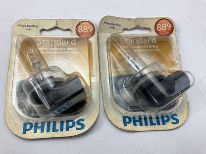 (2) Philips 889B1 Standard Fog Lamp Light Bulb 889