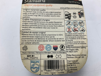 (2) Philips 889B1 Standard Fog Lamp Light Bulb 889