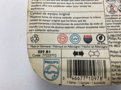 (2) Philips 889B1 Standard Fog Lamp Light Bulb 889