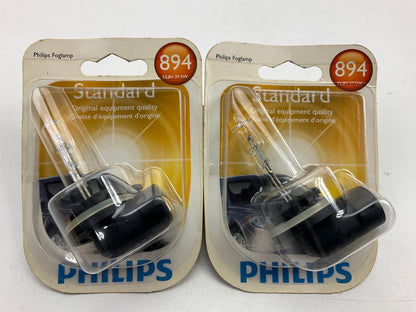 (2) Philips 894B1 Standard Headlight Headlamp Light Bulb 894