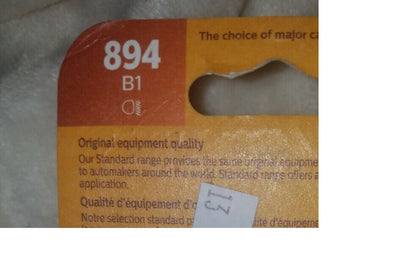 (2) Philips 894B1 Standard Headlight Headlamp Light Bulb 894