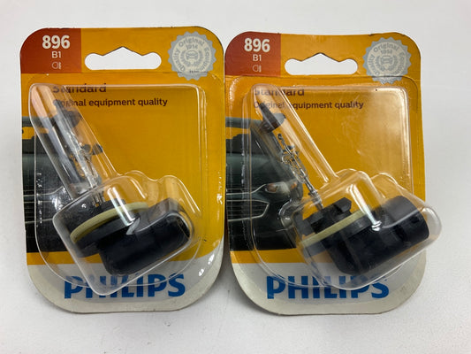 (2) Philips 896B1 Standard Fog Lamp Light Bulb 896