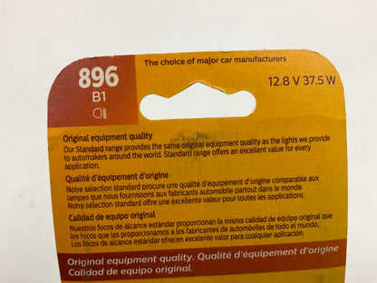 (2) Philips 896B1 Standard Fog Lamp Light Bulb 896