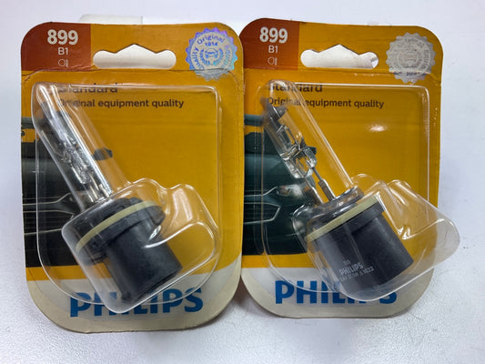 (2) Philips 899B1 Standard Fog Light Lamp Bulb 899