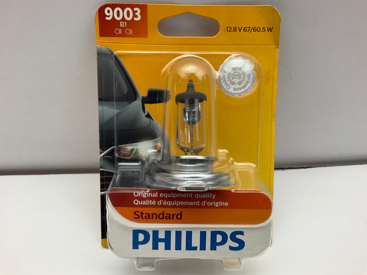 Philips 9003B1 Standard Headlight Headlamp Light Bulb 9003