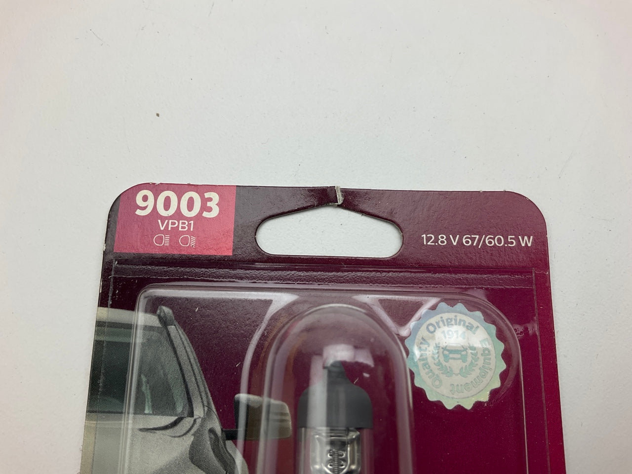 (2) Philips 9003VPB1 VisionPlus Headlamp Headlight Lamp Light Bulb 9003