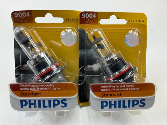 (2) Philips 9004B1 Headlight Light Bulbs # 9004