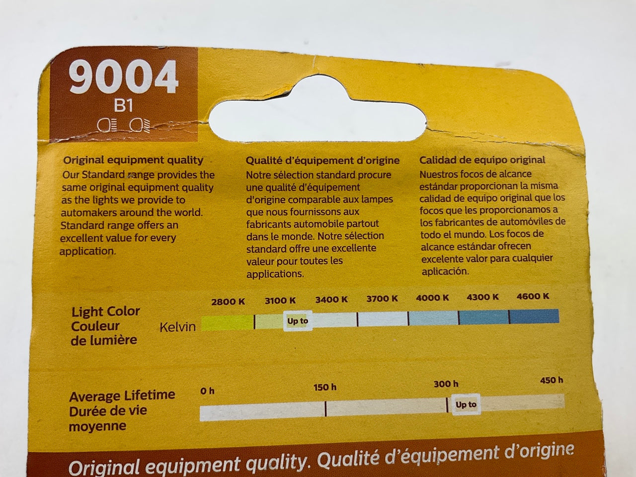 (2) Philips 9004B1 Headlight Light Bulbs # 9004