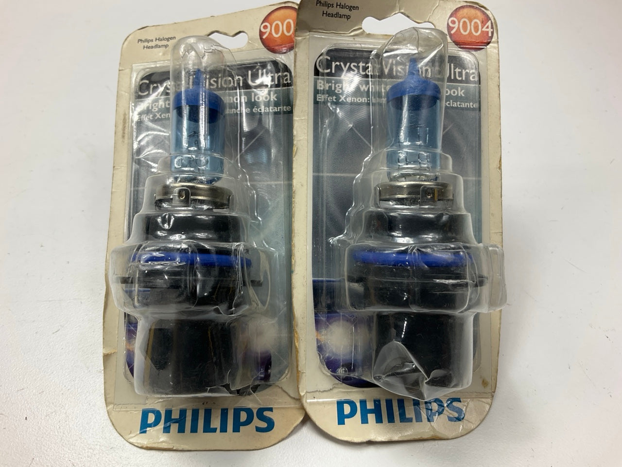 (2) Philips 9004CVB1 Crystalvision Headlight Headlamp Light Lamp Bulb, 9004