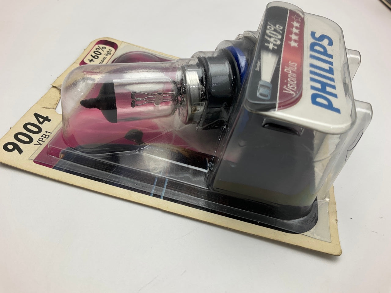 (2) Philips 9004VPB1 VisionPlus Headlamp Headlight Lamp Light Bulb 9004