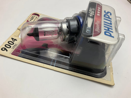 (2) Philips 9004VPB1 VisionPlus Headlamp Headlight Lamp Light Bulb 9004