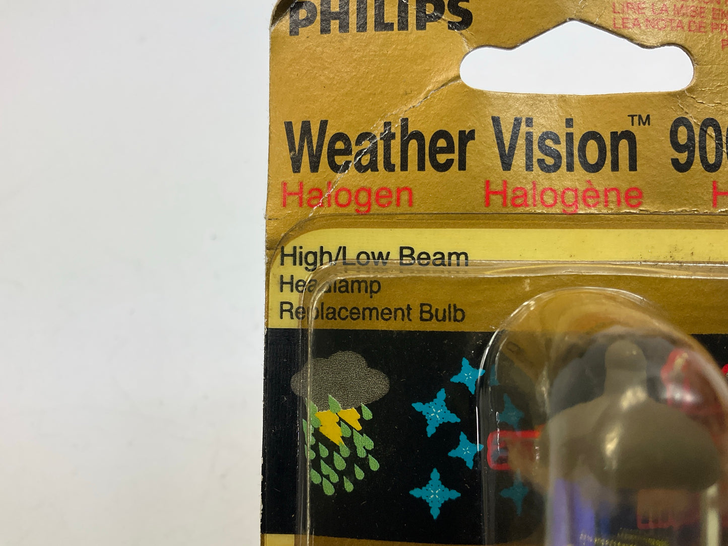 Philips 9004 Weather Vision #9004 Headlight Light Bulb 9004WV Halogen