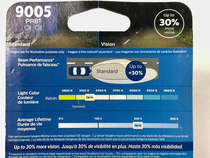 Philips 9005PRB1 Vision Headlight Headlamp Light Bulb 9005