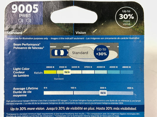 Philips 9005PRB1 Vision Headlight Headlamp Light Bulb 9005
