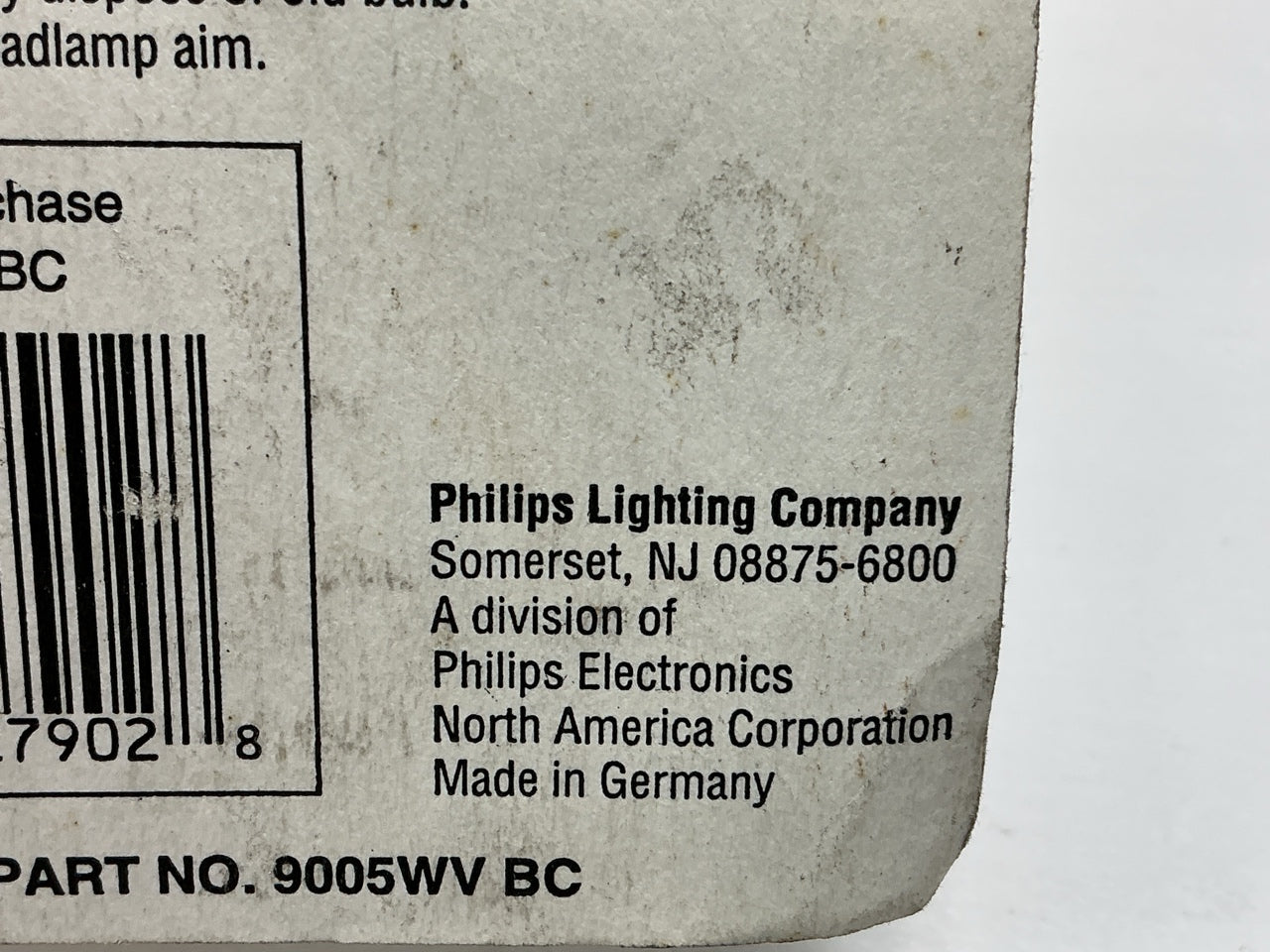 Philips 9005WV-BC Weather-Vision High Beam Light Bulb # 9005