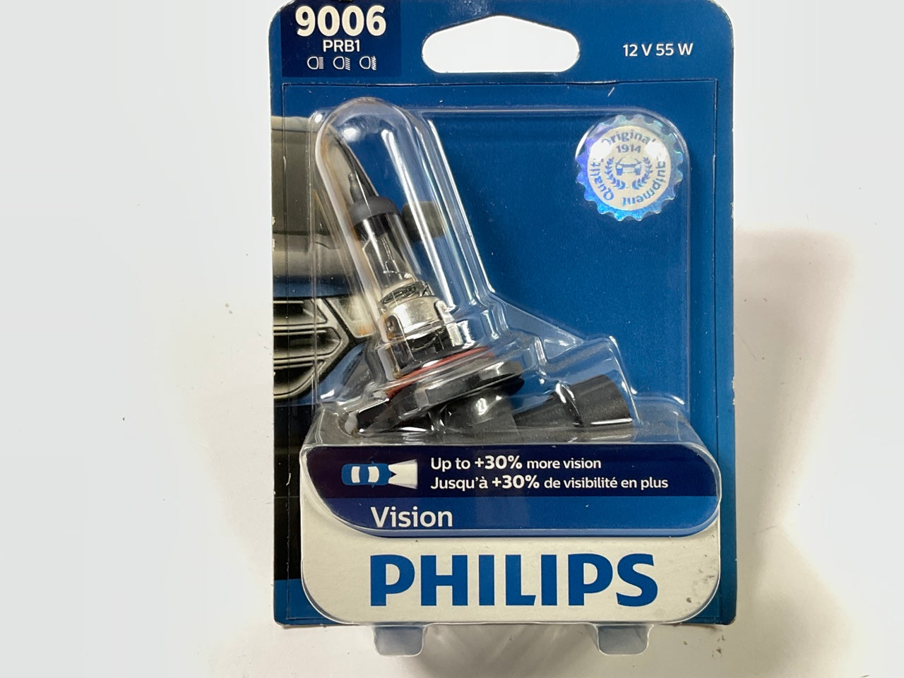 Philips 9006PRB1 Vision Headlamp Headlight Light Bulb 9006