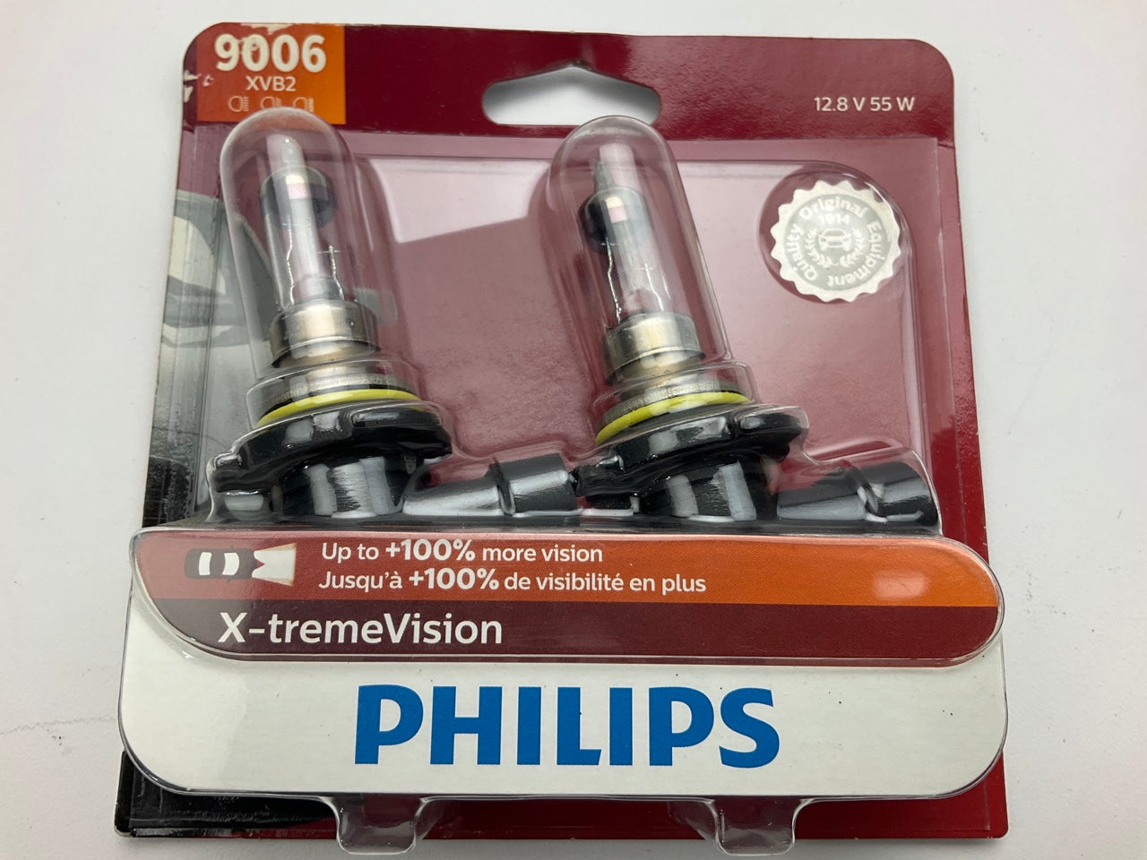 Philips 9006XVB2 X-tremeVision Headlamp Headlight Lamp Light Bulb 9006 - 2 PACK