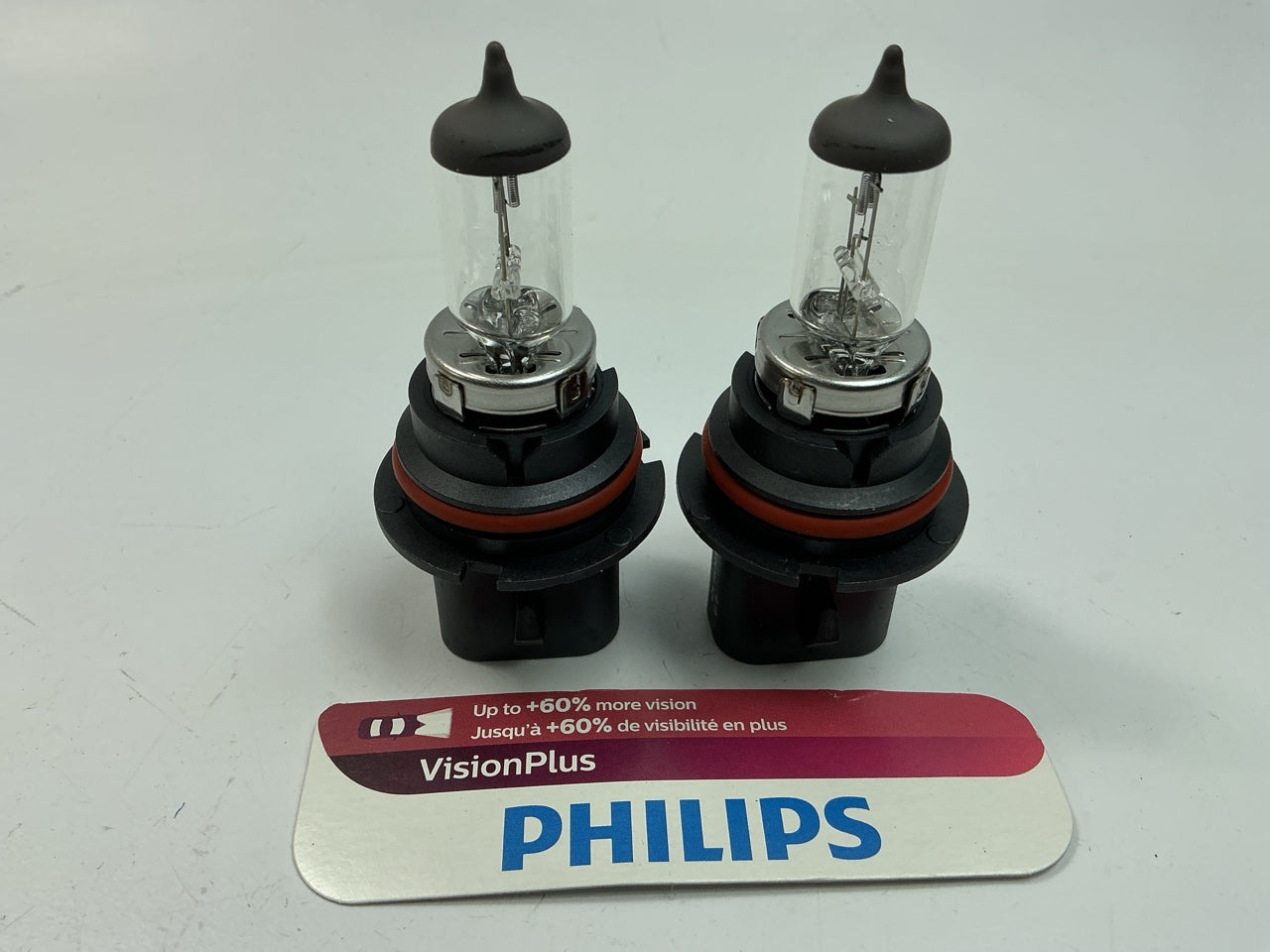 OPEN BOX Philips 9007VPB2 Visionplus Headlamp Headlight Light Bulb 9007 - 2 PACK