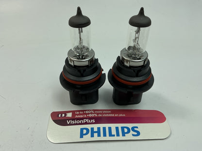 OPEN BOX Philips 9007VPB2 Visionplus Headlamp Headlight Light Bulb 9007 - 2 PACK