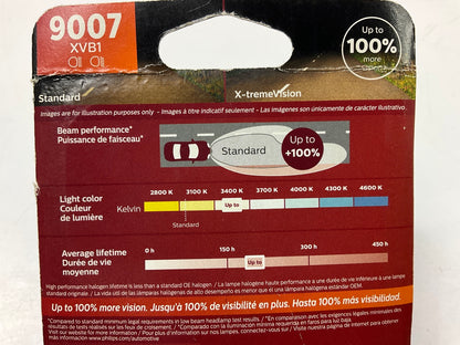 Philips 9007XVB1 X-tremeVision Headlamp Headlight Lamp Light Bulb 9007