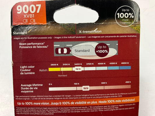 Philips 9007XVB1 X-tremeVision Headlamp Headlight Lamp Light Bulb 9007