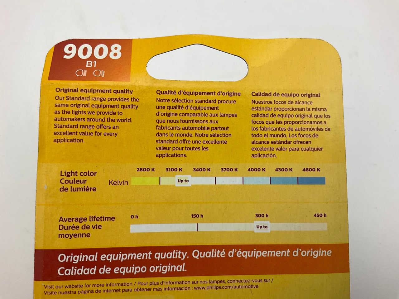 Philips 9008B1 Standard Headlamp Headlight Lamp Light Bulb 9008