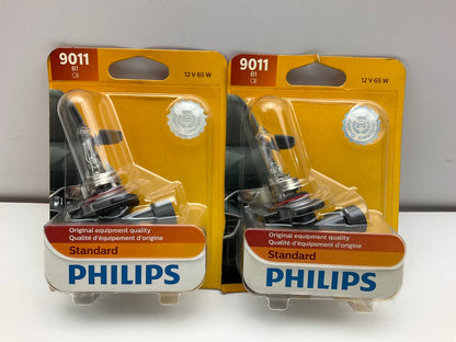 (2) Philips 9011B1 Standard  Headlamp Headlight Lamp Light Bulb 9011