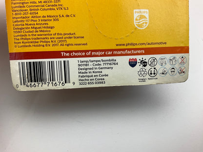 (2) Philips 9011B1 Standard  Headlamp Headlight Lamp Light Bulb 9011