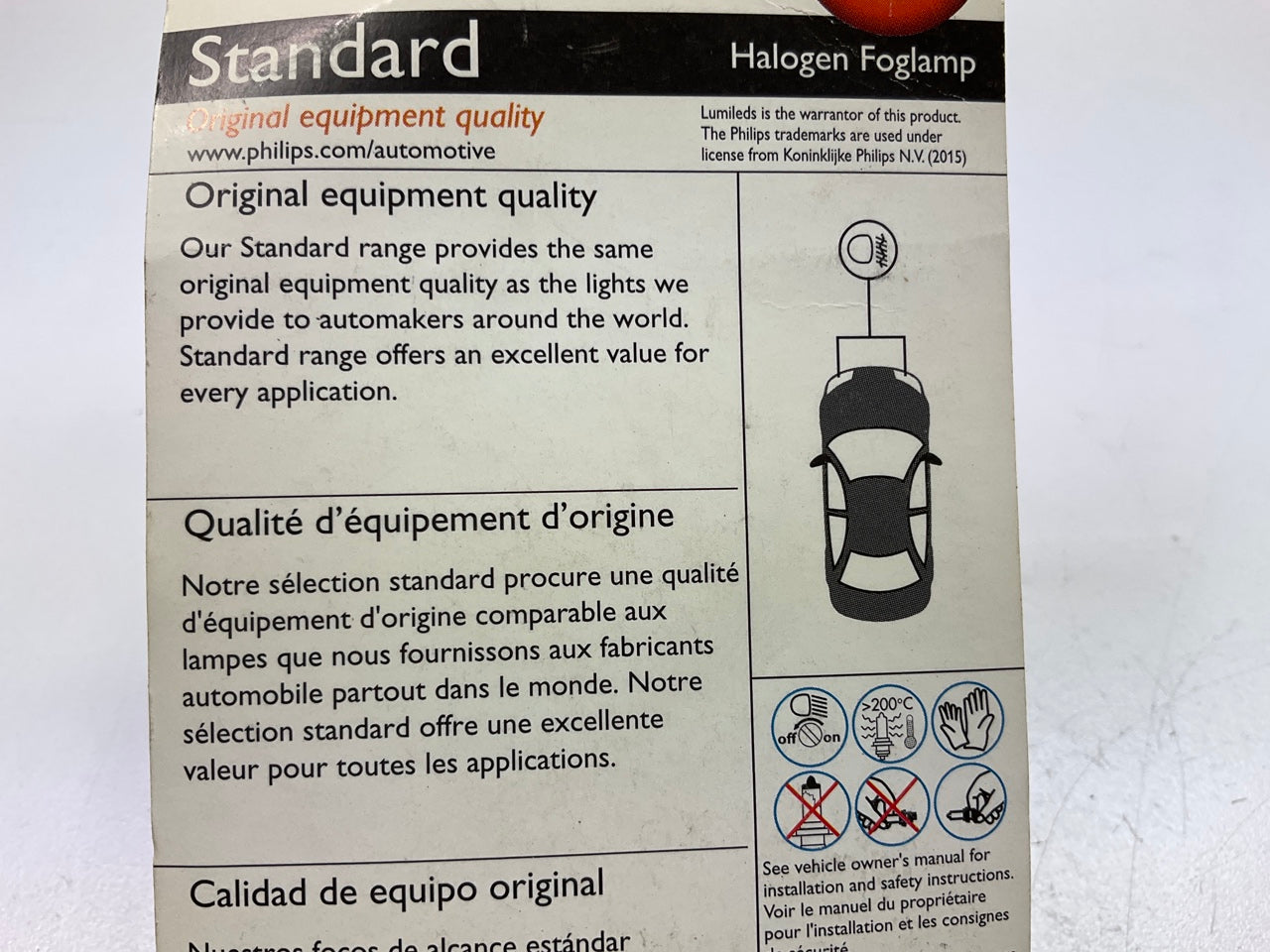 Philips 9045B1 Standard Fog Lamp Light Bulb 9045